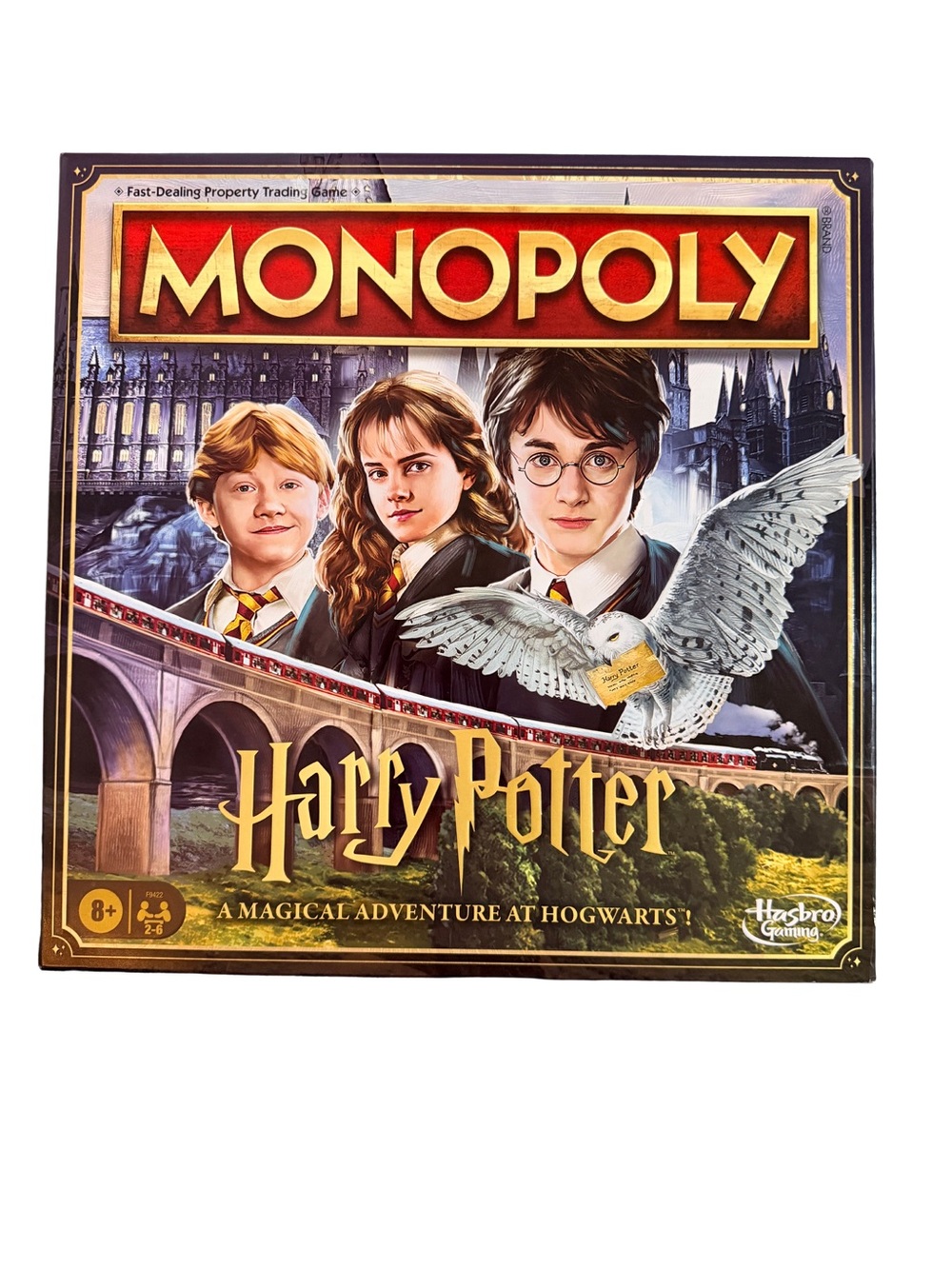 Warner Bros. Monopoly Harry Potter Board Game - Red, Gold, Blue